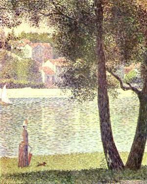Georges Seurat - Seine at Courbevoie