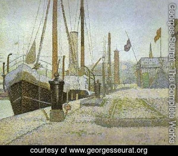 Georges Seurat - The Maria at Honfleur