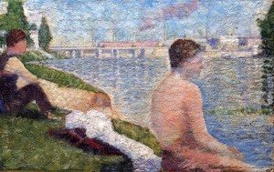 Georges Seurat - Bathing at Asnieres 5