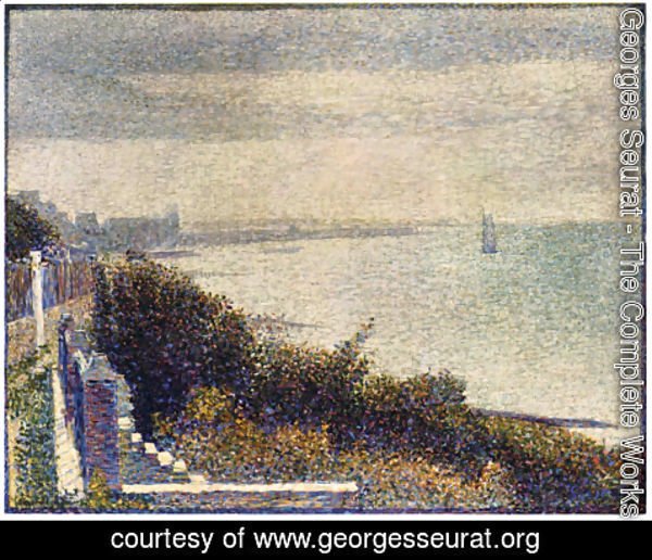 Georges Seurat - Grandcamp, Evening