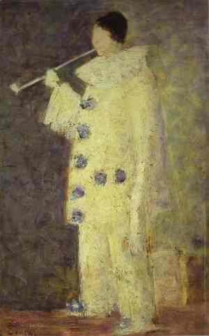 Georges Seurat - Pierrot with a White Pipe