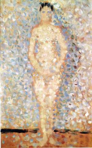 Georges Seurat - Standing Model (study for Les Poseuses)