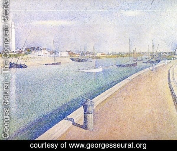 Georges Seurat - The Channel at Gravelines, Petit-Fort-Philippe