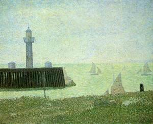 Georges Seurat - The End of a Jetty, Honfleur