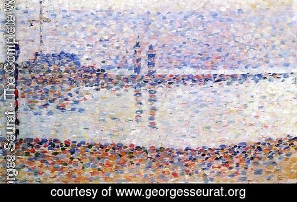 Georges Seurat - Study for 'The Channel at Gravelines' 1