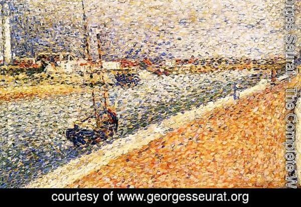 Georges Seurat - Study for 'The Channel at Gravelines' 2