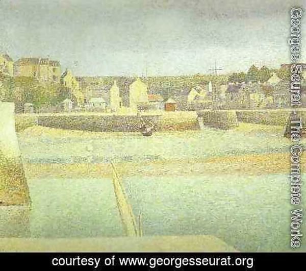 Georges Seurat - Port En Bese In Lavant Port Maree Basse 1888