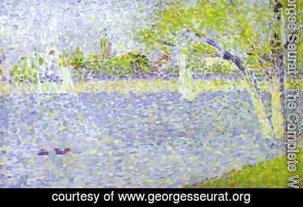 Georges Seurat - The Siene At La Grande Jatte 1888 2