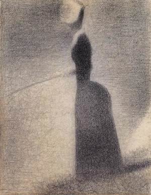 Georges Seurat - A Woman Fishing