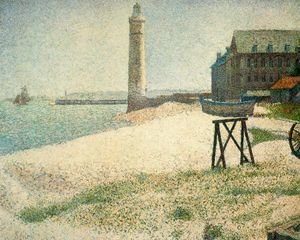 Georges Seurat - Hospice and Lighthouse, Honfleur