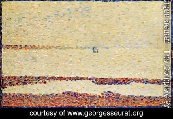 Georges Seurat - Beach at Gravelines