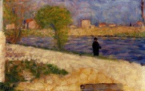 Georges Seurat - Etude Dans L Ile
