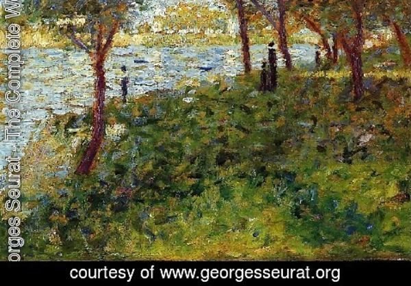 Georges Seurat - Landscape With Figures