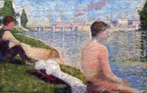 Georges Seurat - Seated Bather
