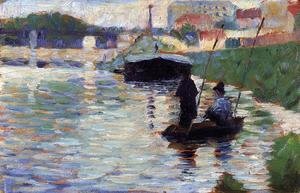 Georges Seurat - The Bridge   View Of The Seine