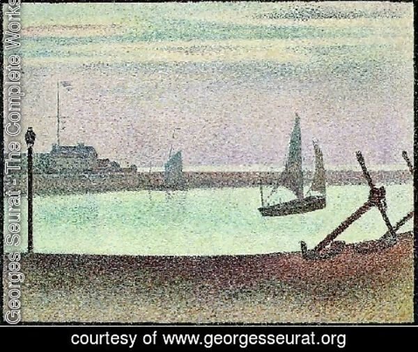 Georges Seurat - The Channel At Gravelines  Evening