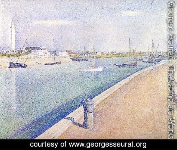 Georges Seurat - The Channel At Gravelines  Petit Fort Philippe