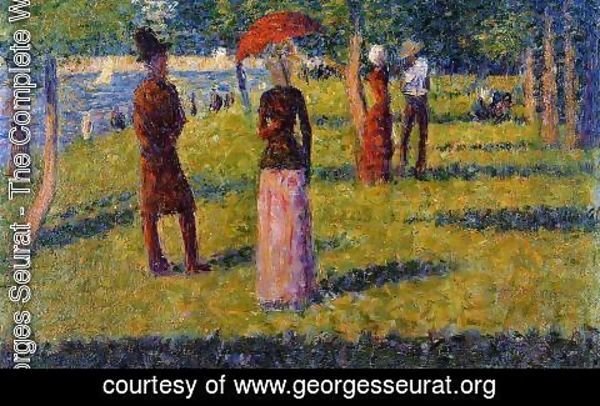 Georges Seurat - The Rope Colored Skirt