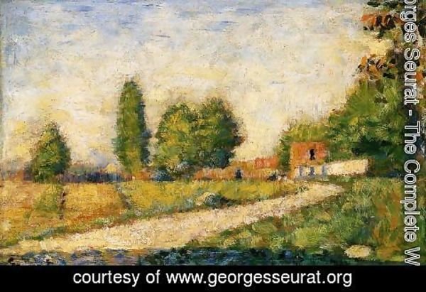 Georges Seurat - Village Road