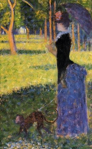 Georges Seurat - Woman With A Monkey