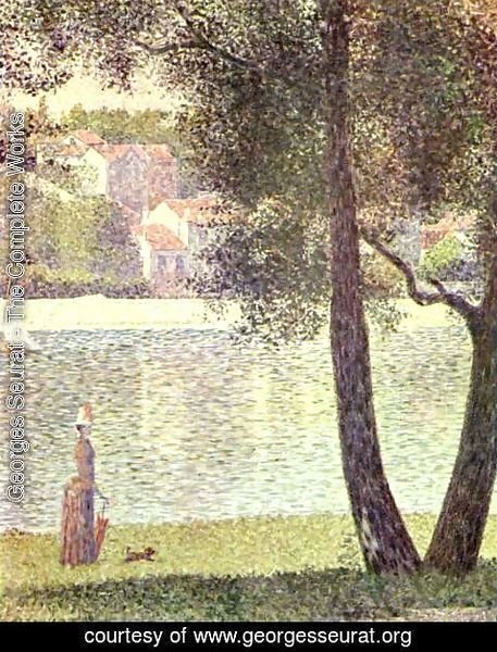Georges Seurat - Seine at Courbevoie
