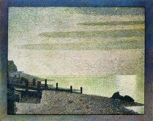 Georges Seurat - Evening at Honfleur