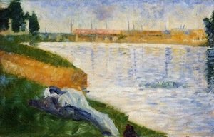 Georges Seurat - Bathing at Asnieres 3