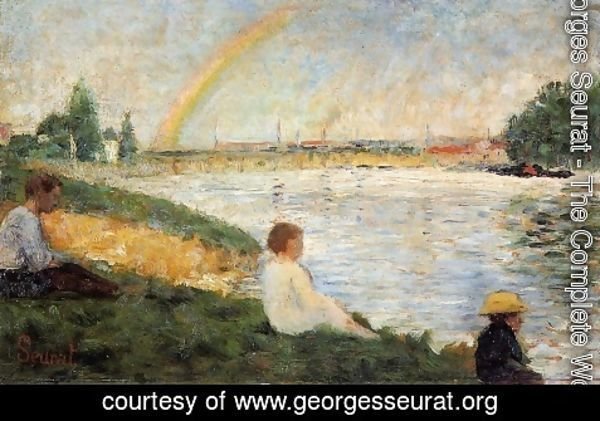 Georges Seurat - Bathing at Asnieres 4