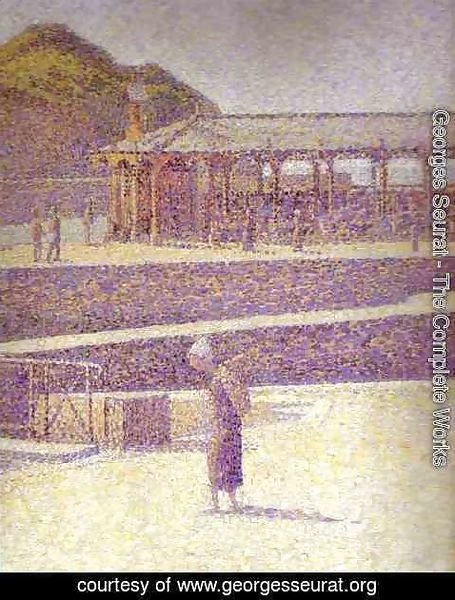 Georges Seurat - Port-en-Bessin2 (detail)