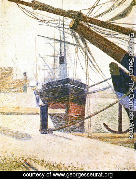 Georges Seurat - Quayside, Honfleur