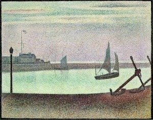 Georges Seurat - The Channel at Gravelines, Evening