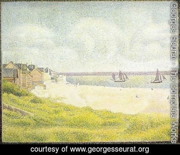 Georges Seurat - View of Crotoy, the Valley