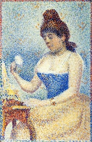 Georges Seurat - Young Woman Powdering Herself (Study)