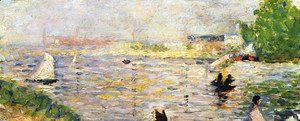 Georges Seurat - Bathing at Asnieres 6