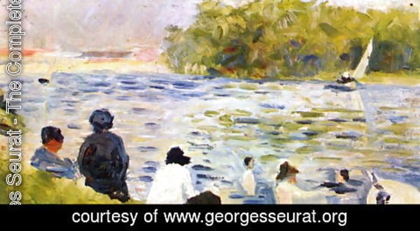 Georges Seurat - Bathing at Asnieres 7