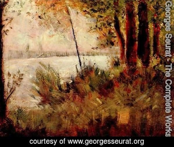 Georges Seurat - Bewachsener slope
