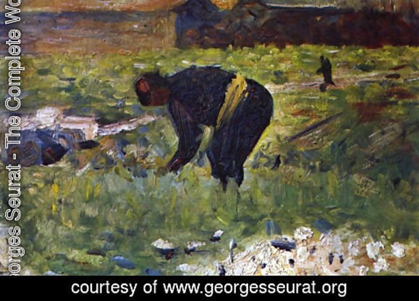 Georges Seurat - Peasant at work