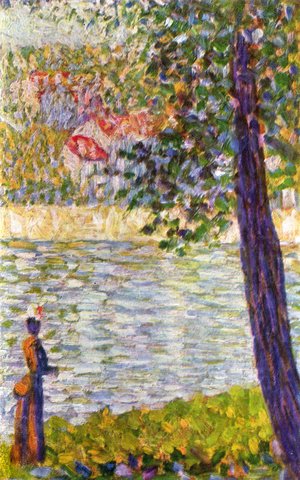 The Seine with Courbevoie