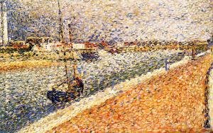 Georges Seurat - Study for 'The Channel at Gravelines' 2