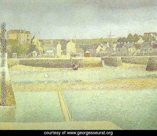 Port En Bese In Lavant Port Maree Basse 1888