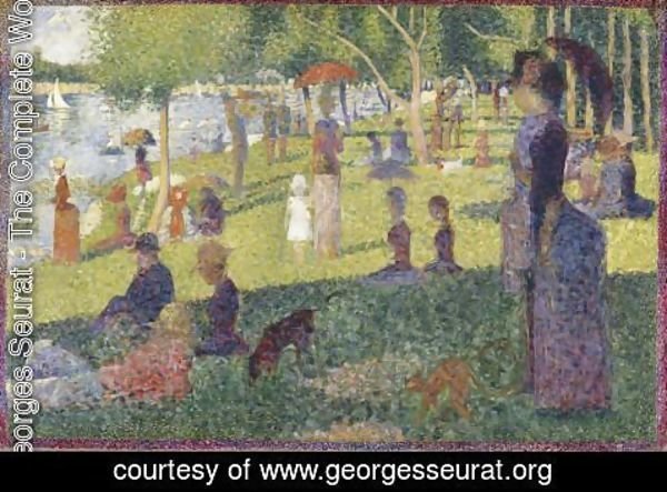 Georges Seurat - Study For A Sunday On La Grande Jatte 1884