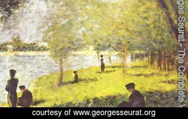 Georges Seurat - Study for Sunday Afternoon on the Island of La Grande Jatte