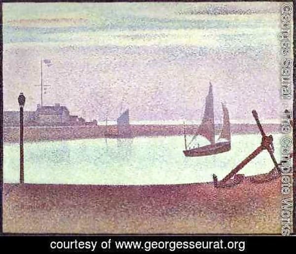Georges Seurat - The Channel Of Gravelines Evening 1890