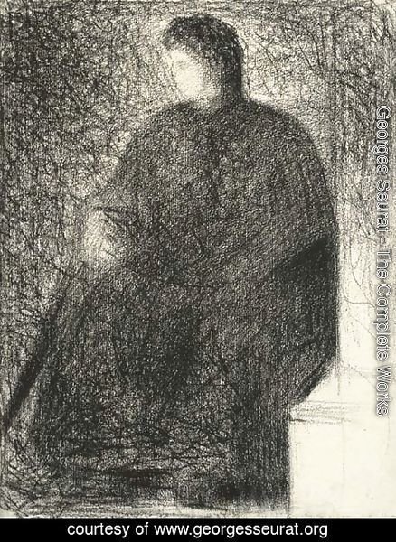 Georges Seurat - La mere de l'artiste, assise