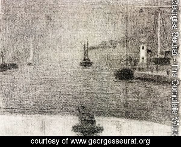Georges Seurat - Le Port De Honfleur