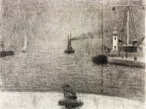 Georges Seurat - Le Port De Honfleur