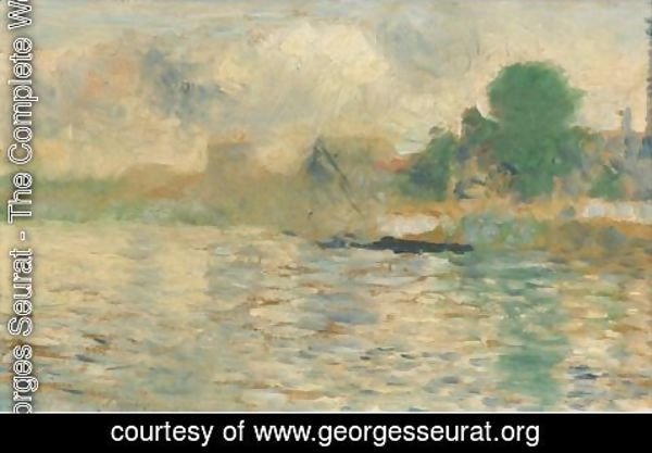 Georges Seurat - Berge De La Seine