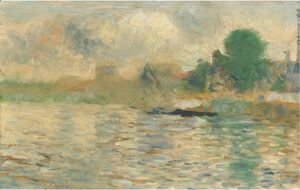 Georges Seurat - Berge De La Seine