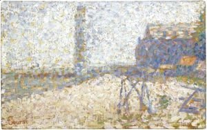 Georges Seurat - L'Hospice Et Le Phare De Honfleur