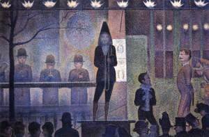 Georges Seurat - Circus Sideshow